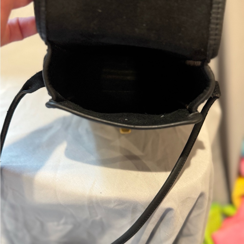 Vintage Coach Scooter Bag Black Made in USA - Picture 7 of 12